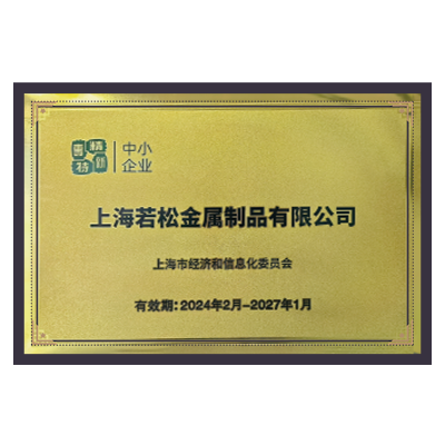 專精特新（xīn）證書（shū）